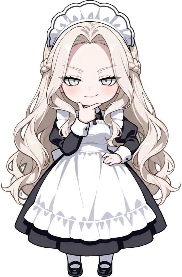 Reina, entirely aware of how this looks